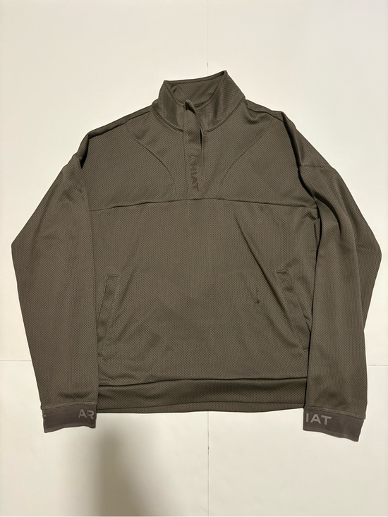 Ariat Tops - AriatTEK Gray 1/4 Zip Performance Pullover Women’s Medium